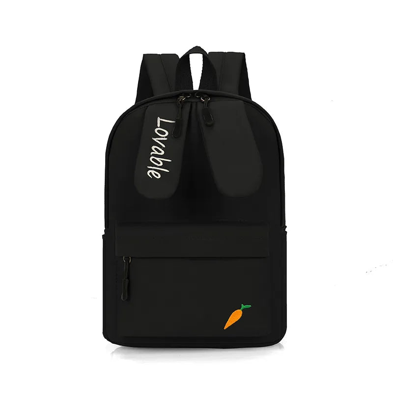 Cartoon Rabbit Backpack Girls School Bag Kindergarten Kids Waterproof