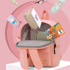 Cartoon Rabbit Backpack Girls School Bag Kindergarten Kids Waterproof