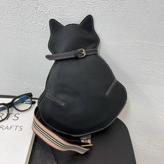 Cat Bag Handbag For Women Personality Irregular Crossbody Chest Bag