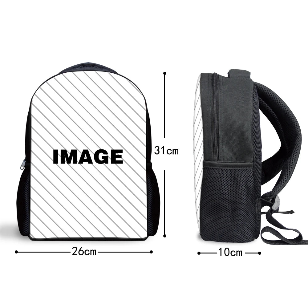 Cat School Bags for Toddlers Denim Backpack Kids Mini Book Bag