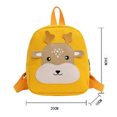 3D Cartoon Animal Plush Kids Backpack Kindergarten Boys Girls Schoolbags