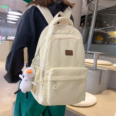 Corduroy Woman Backpack School Book BagPack