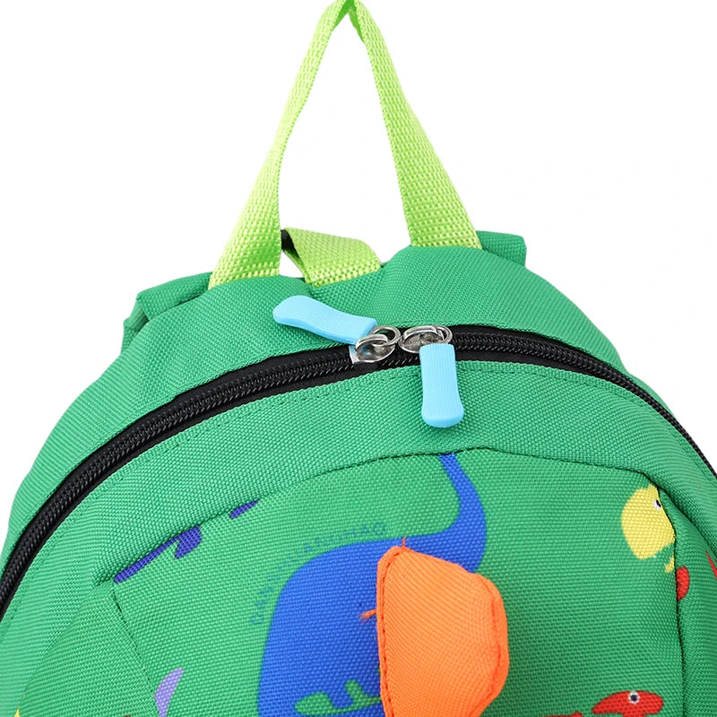 Dinosaur Print Backpack For Kids Kindergarten School Bag Girls Boys