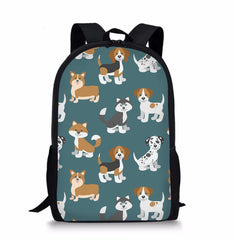 Waterproof Student Backpacks Kids Cartoon Large Capacity School Bags