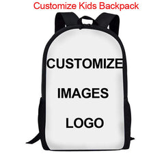 Dog Print Bookbag Boys Girls School Bags Children Backpacks For Teenagers