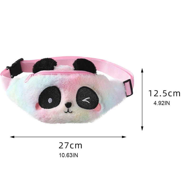 Fanny Pack Plush Waist Bag Fluffy Belt Bag for Girls