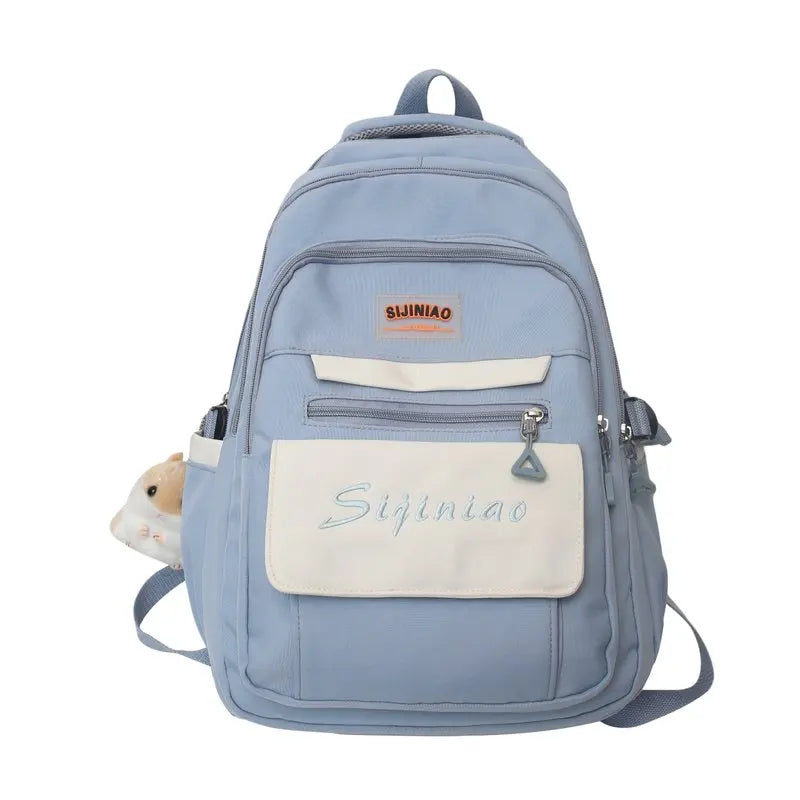 Girls Backpack Large Capacity School Bags for Teens Harajuku Student Bookbag