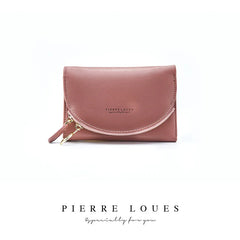 Women's Portable Wallet PU Leather Zipper Hand Purse