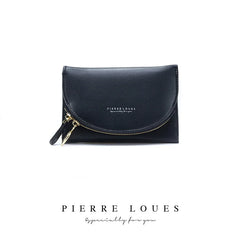 Women's Portable Wallet PU Leather Zipper Hand Purse