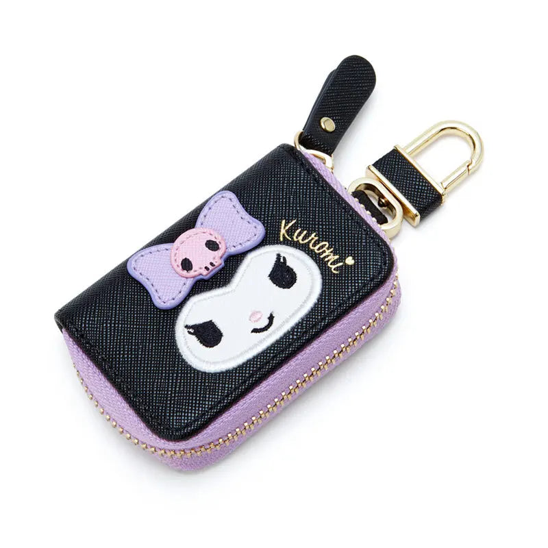 Anime Car Key Holder Case Keychain Wallet Women Key Pouch Bag