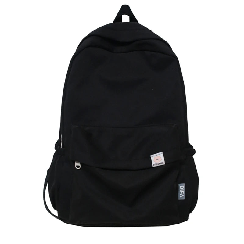 Canvas School Backpack for Student Girls Boys Youth Bookbag