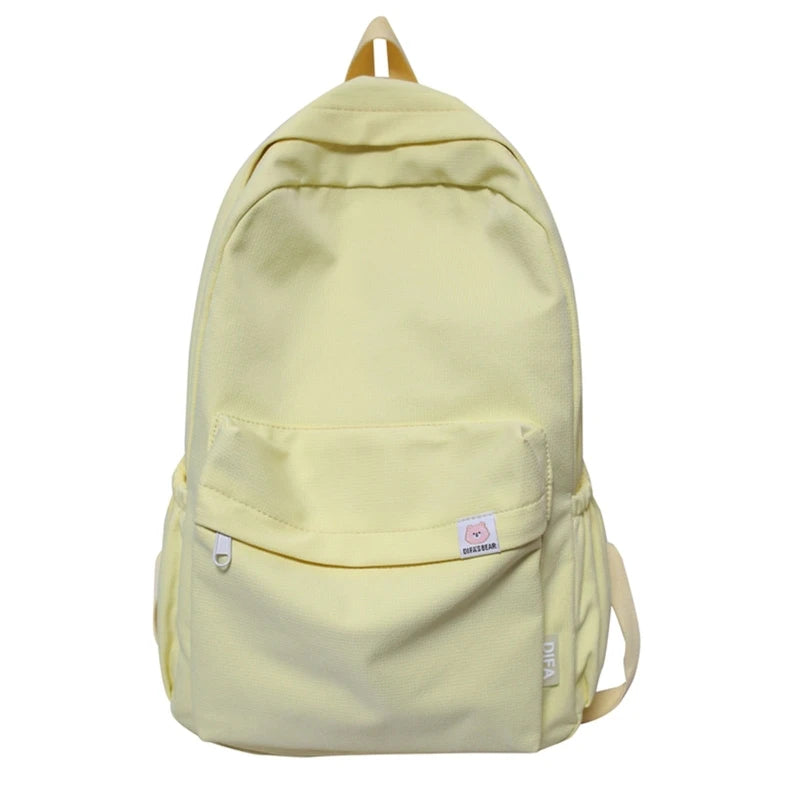Canvas School Backpack for Student Girls Boys Youth Bookbag