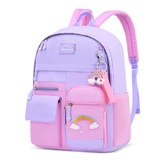 Nylon Backpack Anti-theft Student Daypack Preschool Girl School Bag