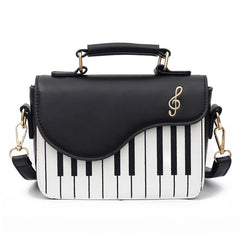 Piano Pattern PU Leather Ladies Shoulder Bag