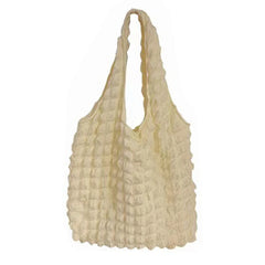 Pleated Shoulder Bag for Women Large Capacity Underarm Bag
