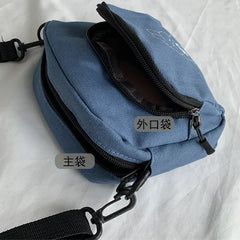 Rabbit Canvas Women Small Crossbody Bag Casual Student Girls Messenger Bags