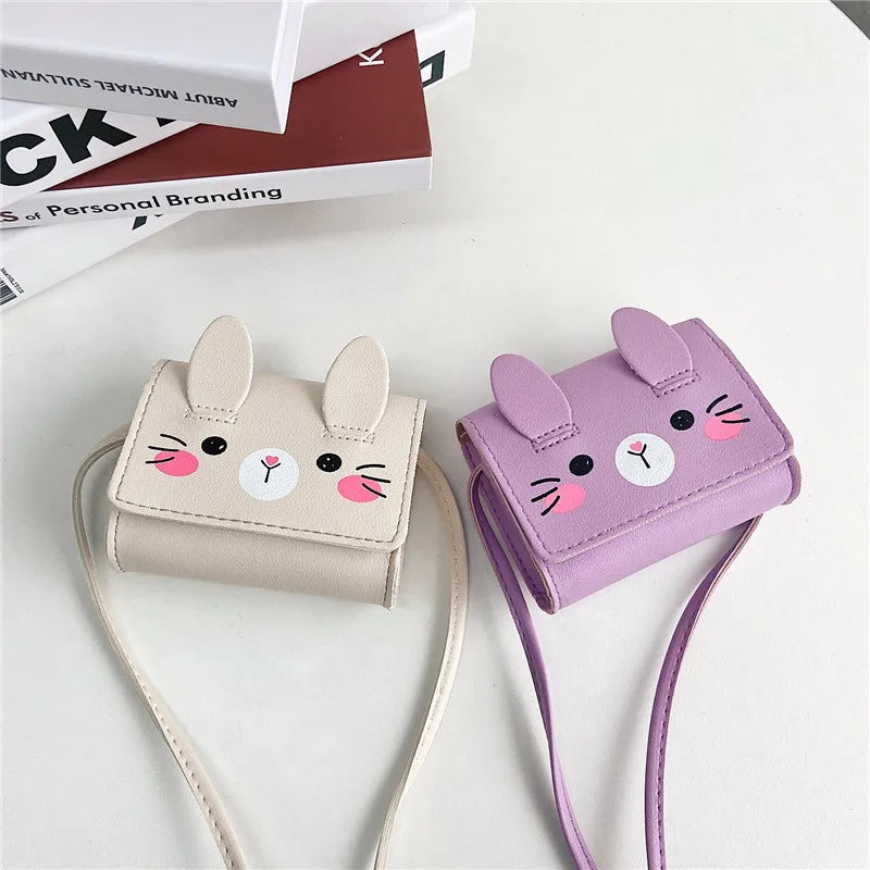 Rabbit Girls Crossbody Bag Small Coin Purse Handbag Children's Accessories