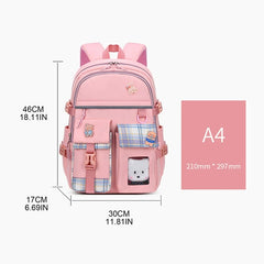 Girls School Backpack Cartoon Bookbag for Student Children