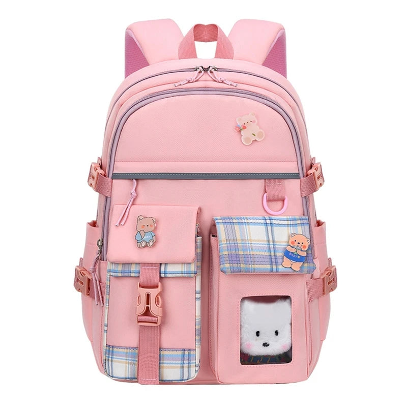 Girls School Backpack Cartoon Bookbag for Student Children