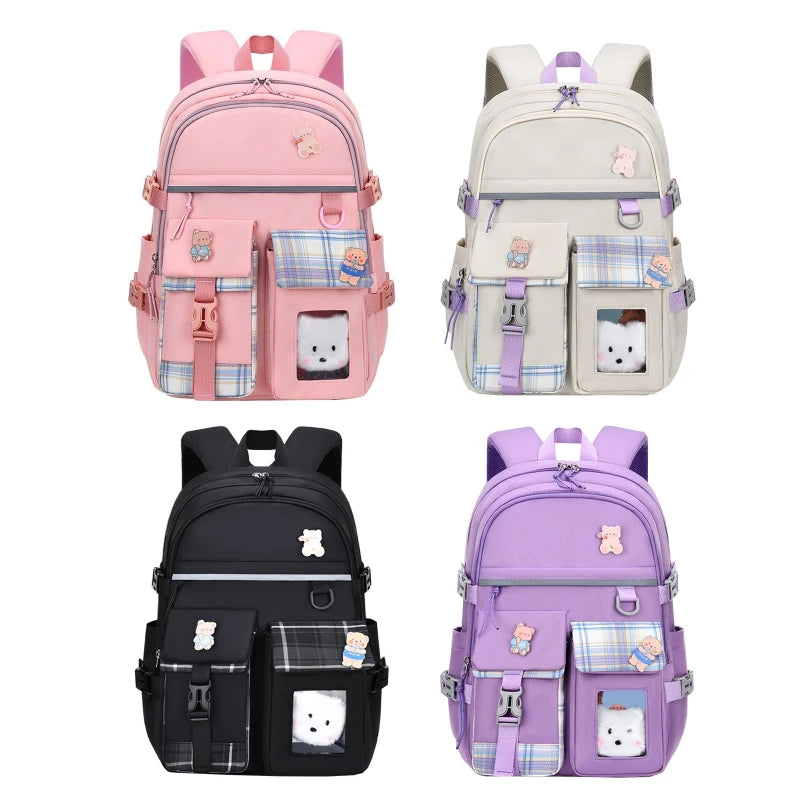 Girls School Backpack Cartoon Bookbag for Student Children