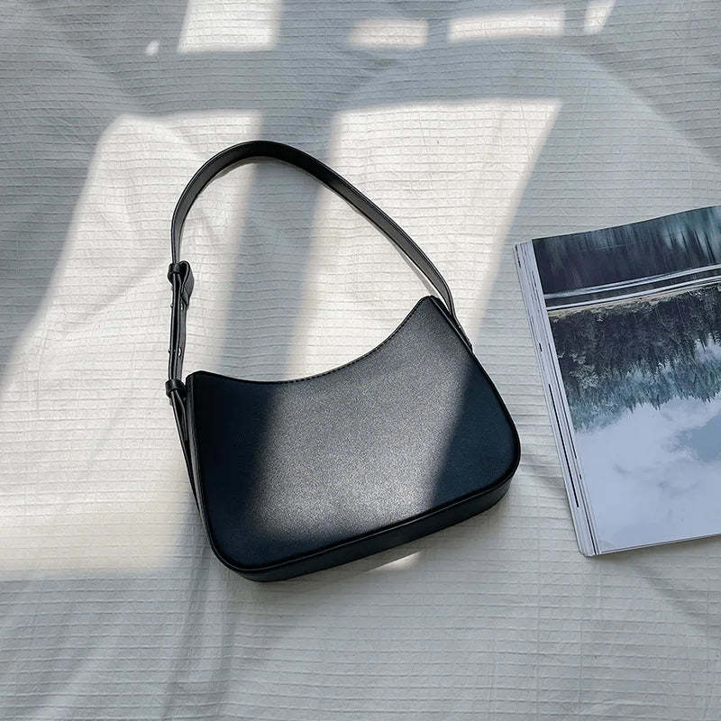Small PU Leather Shoulder Bag Women Handbags Purses Travel Totes