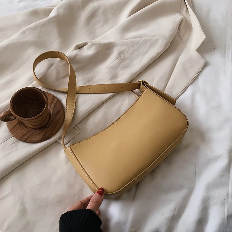 Small PU Shoulder Bags for Women Travel Totes