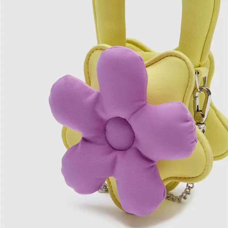 Sweet Flower Chain Shoulder Chian Crossbody Handbag