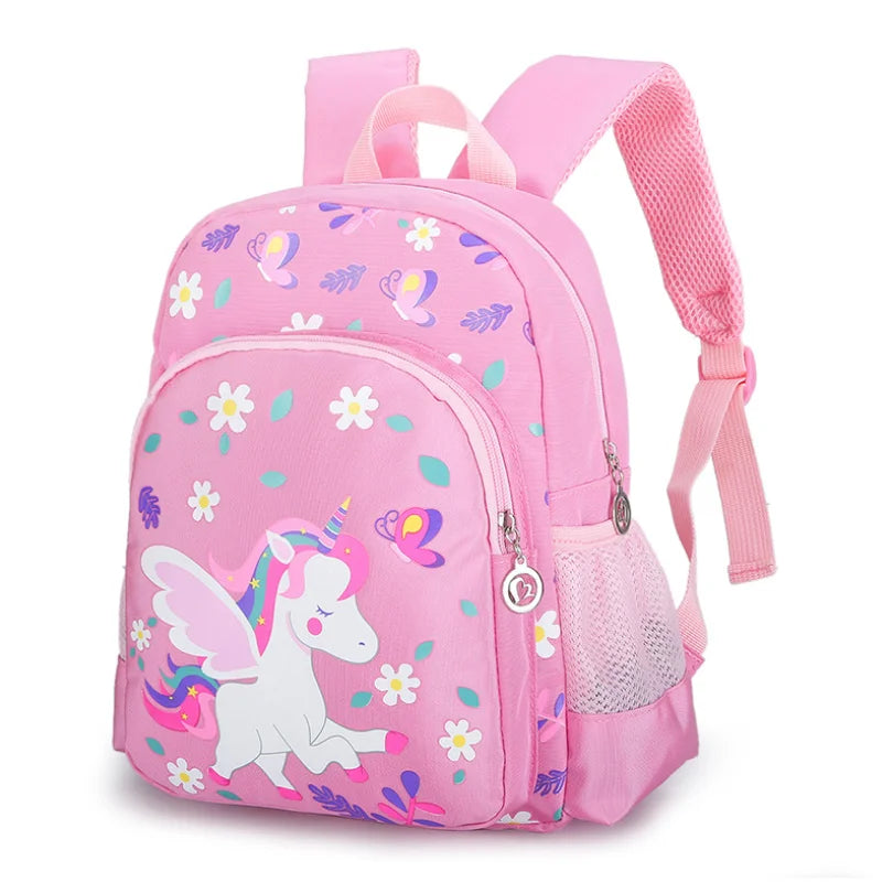 Unicorn Printed Backpack Children Primary School Bag Kids Cartoon Sequin