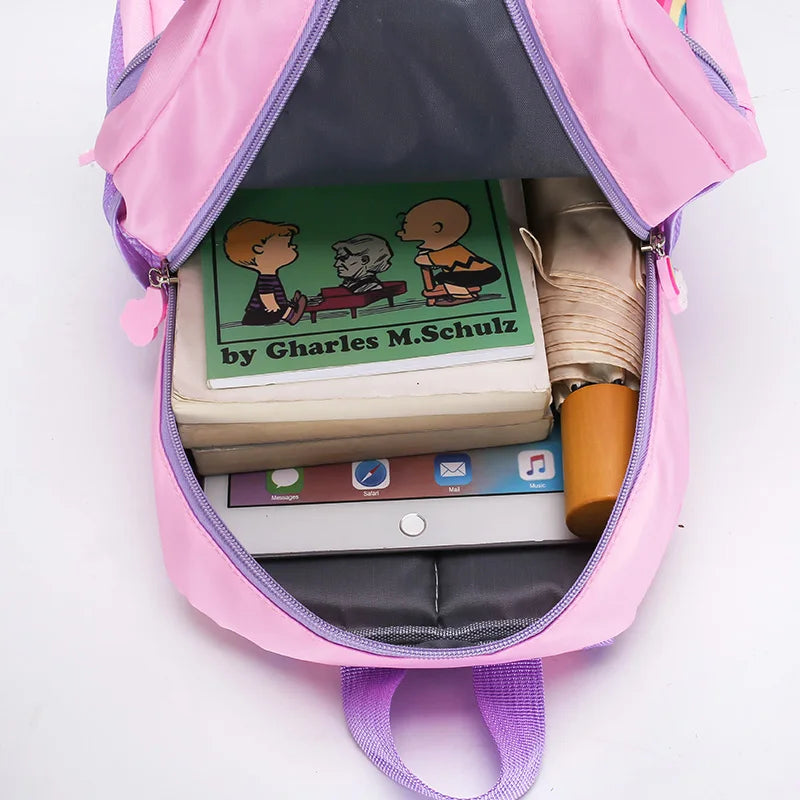 Unicorn School Backpack for Girls Large Capacity Primary School Backpacks