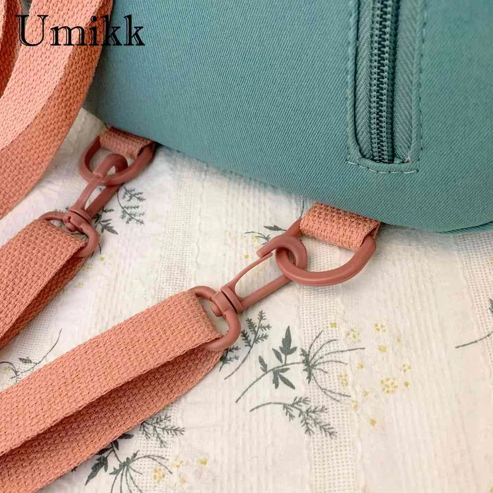 Women Cartoon Printing Rucksack Contrast Knapsack Girls Schoolbags
