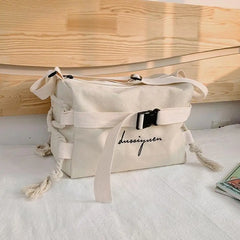 Canvas Messenger Bag for Girls