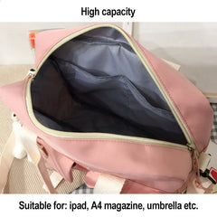 Women Backpack Multi-Function Bag Harajuku Ulzzang Female Shoulder Bag
