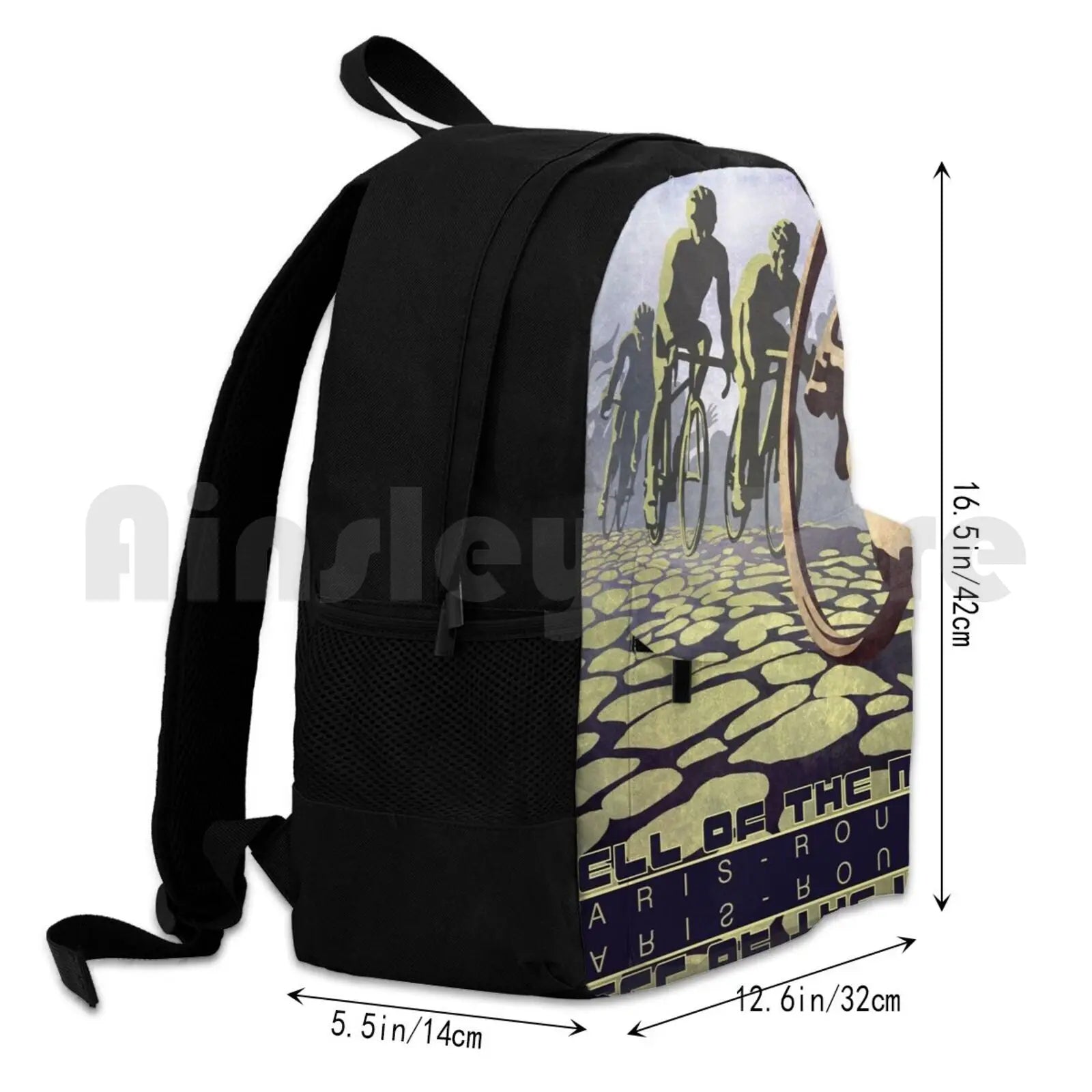 Retro Paris Roubaix Hiking Backpack