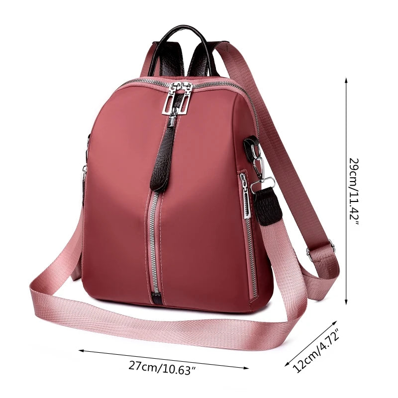 D0LF Women Backpack Purse Casual Shoulder Bag for Teenagers