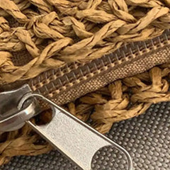 D0UD Women Beach Straw Shoulder Messenger Bag Tassel Boho Hollow Out