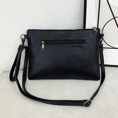 Skull Clutch Bag Ghost Head Shoulder Bag Punk Retro Wrist Bag