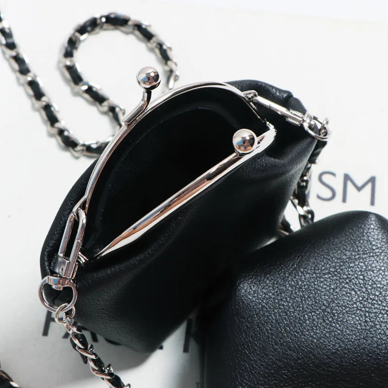 Geometric Chain Belt Bag Motorcycle Fanny Pack Women Waist Bag Kidney