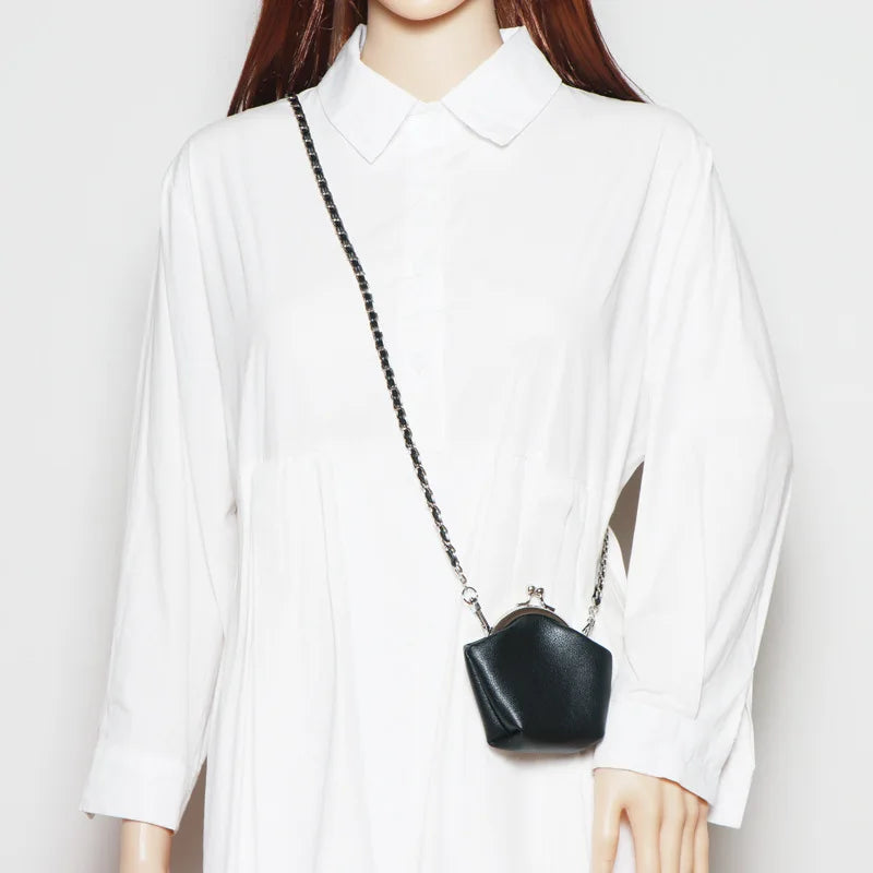 Geometric Chain Belt Bag Motorcycle Fanny Pack Women Waist Bag Kidney