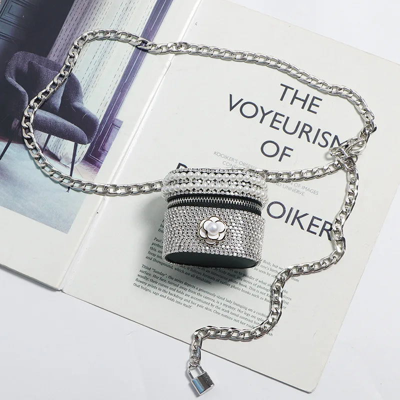 Rhinestone Fanny Pack Waist Bag for Women ZM1317