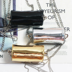 Fashionable Shoulder Bag Small Handbag Lipstick Bag Chain Tassel Evening Purse Z