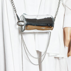 Fashionable Shoulder Bag Small Handbag Lipstick Bag Chain Tassel Evening Purse Z