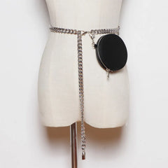 Fashionable Womens Waist Bag Small Round Mini Belt Bag Purses Sac A Main Femme