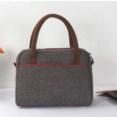 Portable Lunch Bag Insulated Tote Cooler Handbag Bento Pouch