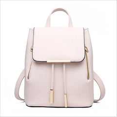 Women Backpack High PU Leather Mochila Escolar School Bags For Teenagers Girls