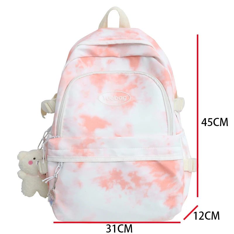 Girls Travel Book Bags Backpack Female Laptop Student Bag Lady College Backpack