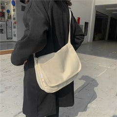DIGERUI Solid Women's Shoulder Bags High Canvas Ladies Crossbody Bag
