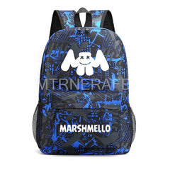 Printing Backpack Polyester Waterproof Men Women Large Capacity Travel Bag