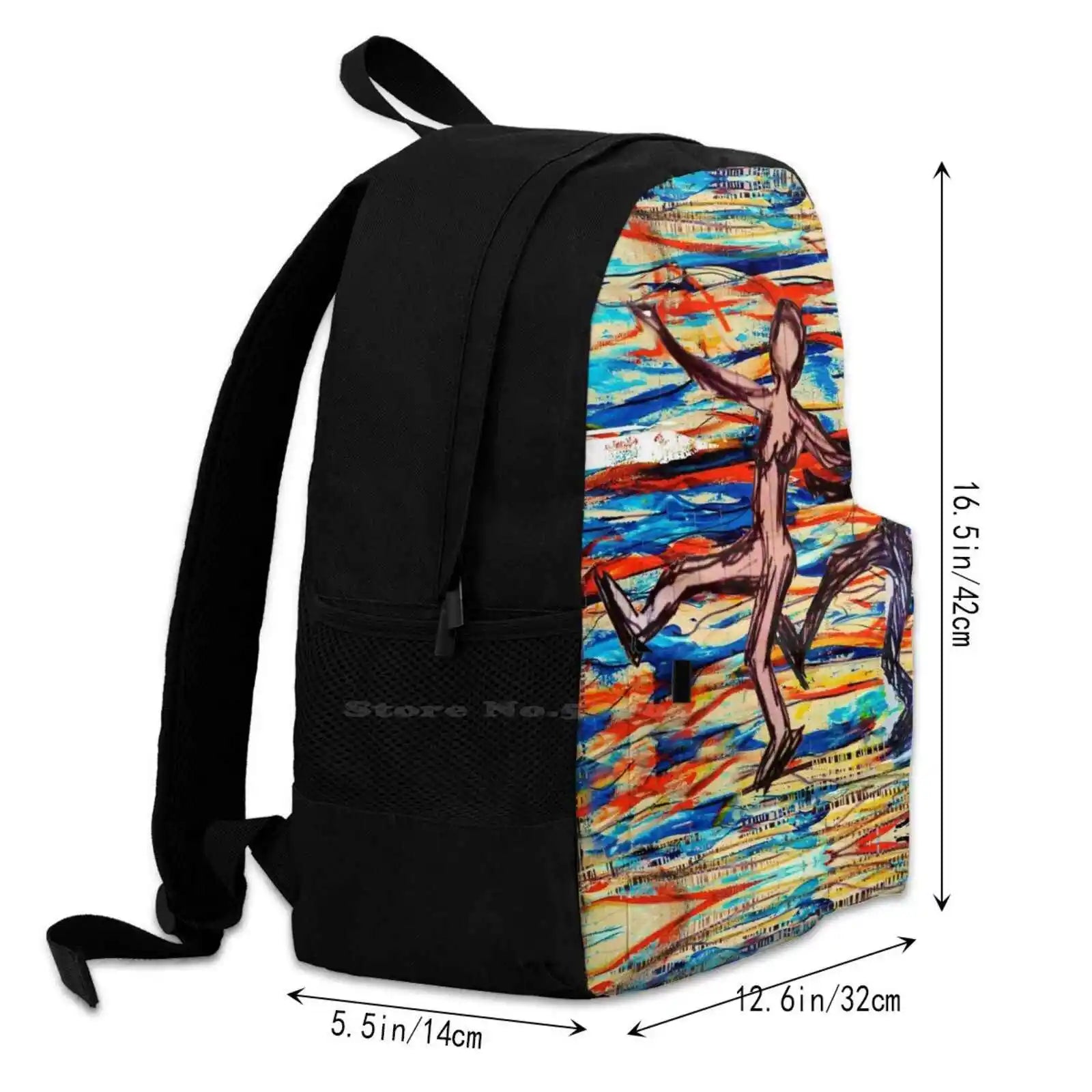 Dance Of The Hours Laptop Backpack