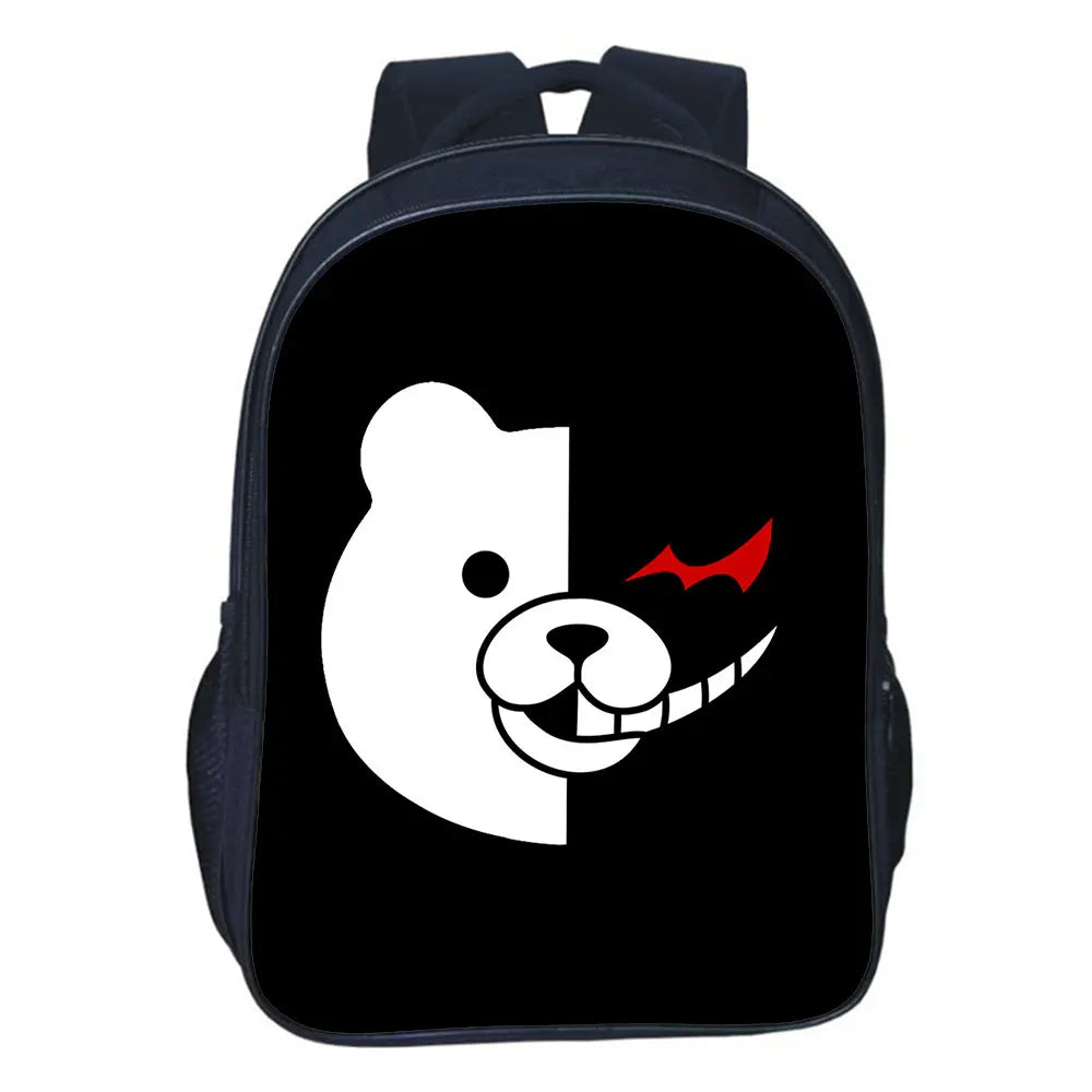 Danganronpa Monokuma Cosplay Backpack 3D Printing School Bag