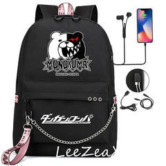 Danganronpa School Backpack for Teens Boys Girls